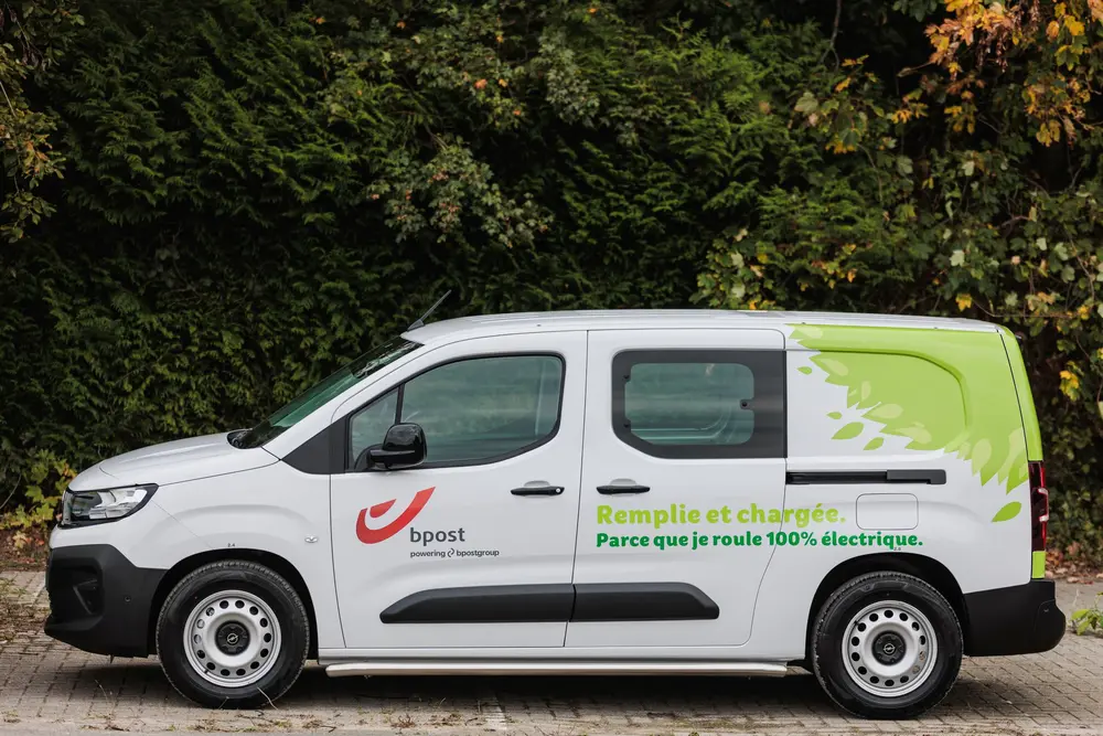De elektrische bestelwagens van bpost: Opel Combo-e en Citroën ë-Berlingo klaar voor duurzame leveringen
