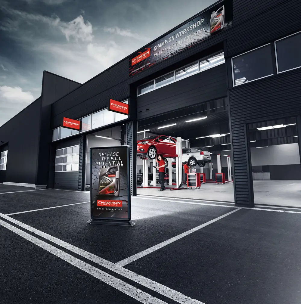 Als Champion Lubricants Specialist geef je je werkplaats een professionele look