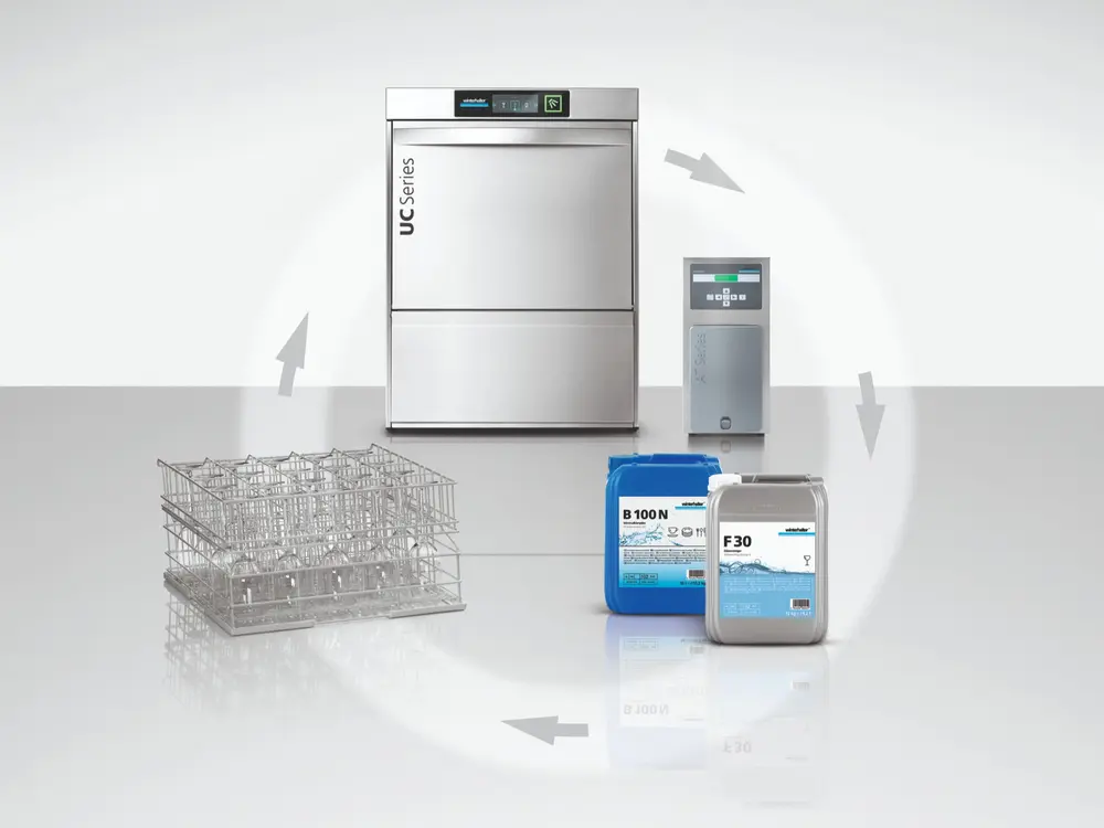 Agestemde wasmiddelen vaatwas Winterhalter