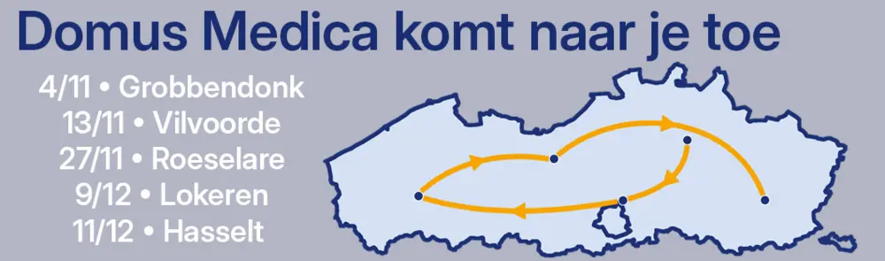 Domus Medica komt naar je toe