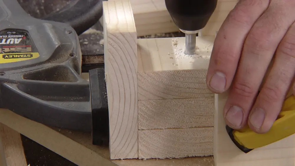 zitje doorboren voor draadstang