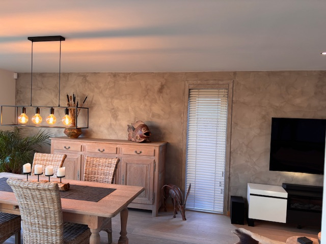 zachte betonlook ademt