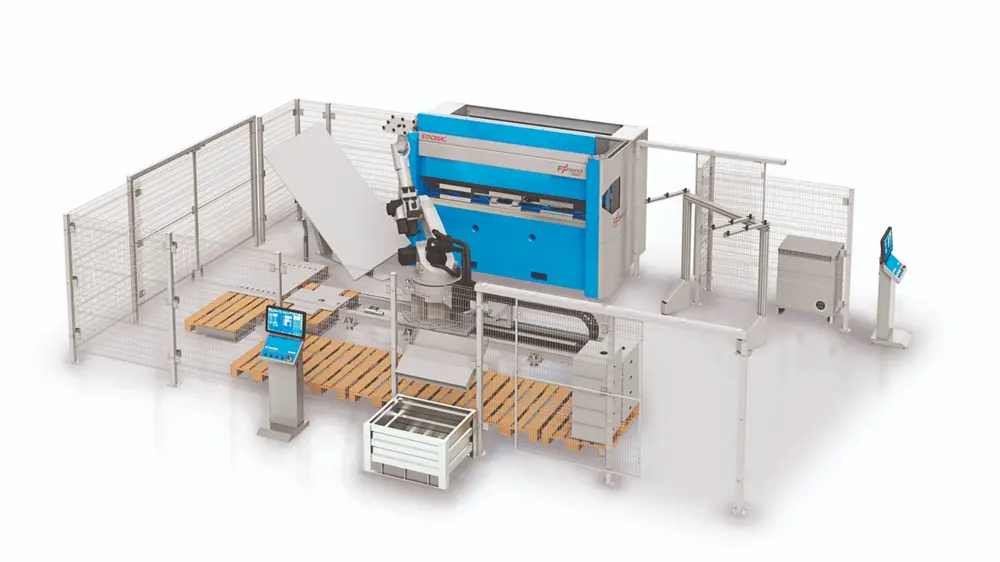 Buigcel met robot Euromac FX Bend 2550 (Metanox)