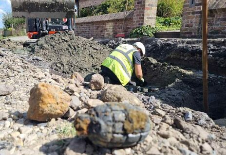 Bommen Granaten Werf