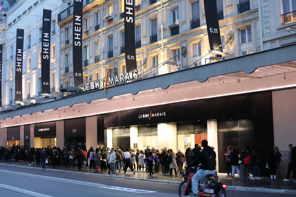 Shein opening in Parijs