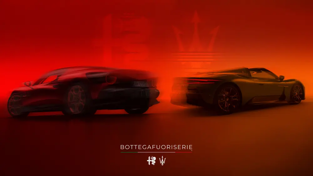 De Alfa Romeo 33 Stradale en Maserati MCXtrema symboliseren de geest van BOTTEGAFUORISERIE: pure Italiaanse passie, exclusiviteit en technische perfectie