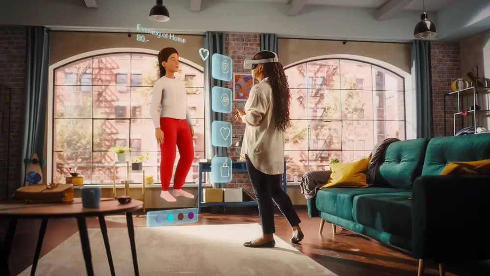 kledij passen met behulp van avatar