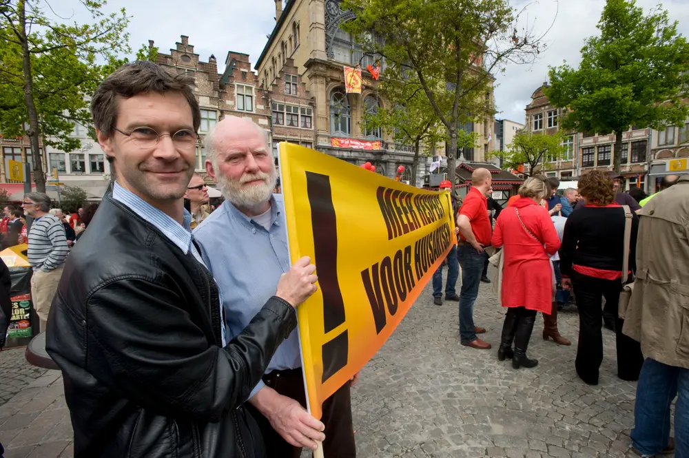 Rufy Baeke op de barricaden