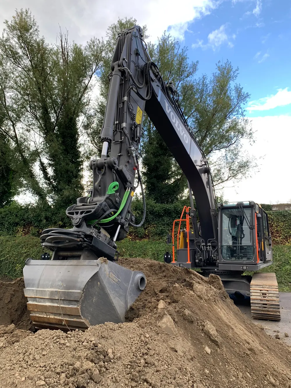 SMT elektrische graafmachine