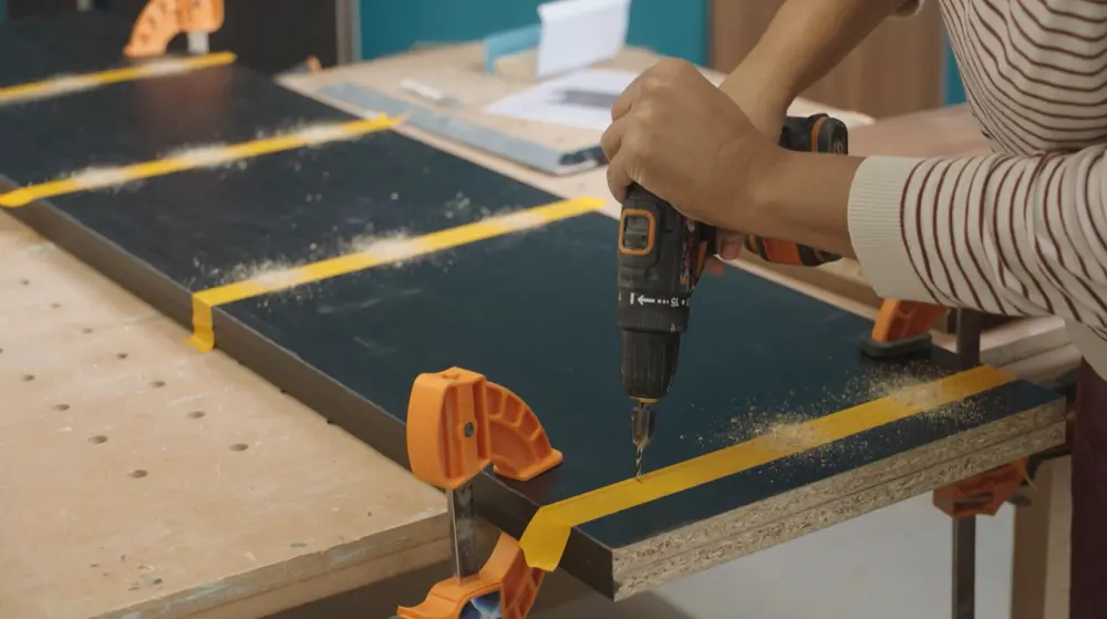 voorboren voor rek 1