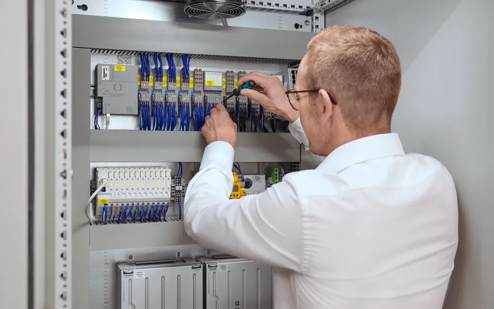 installatie in schakelkast