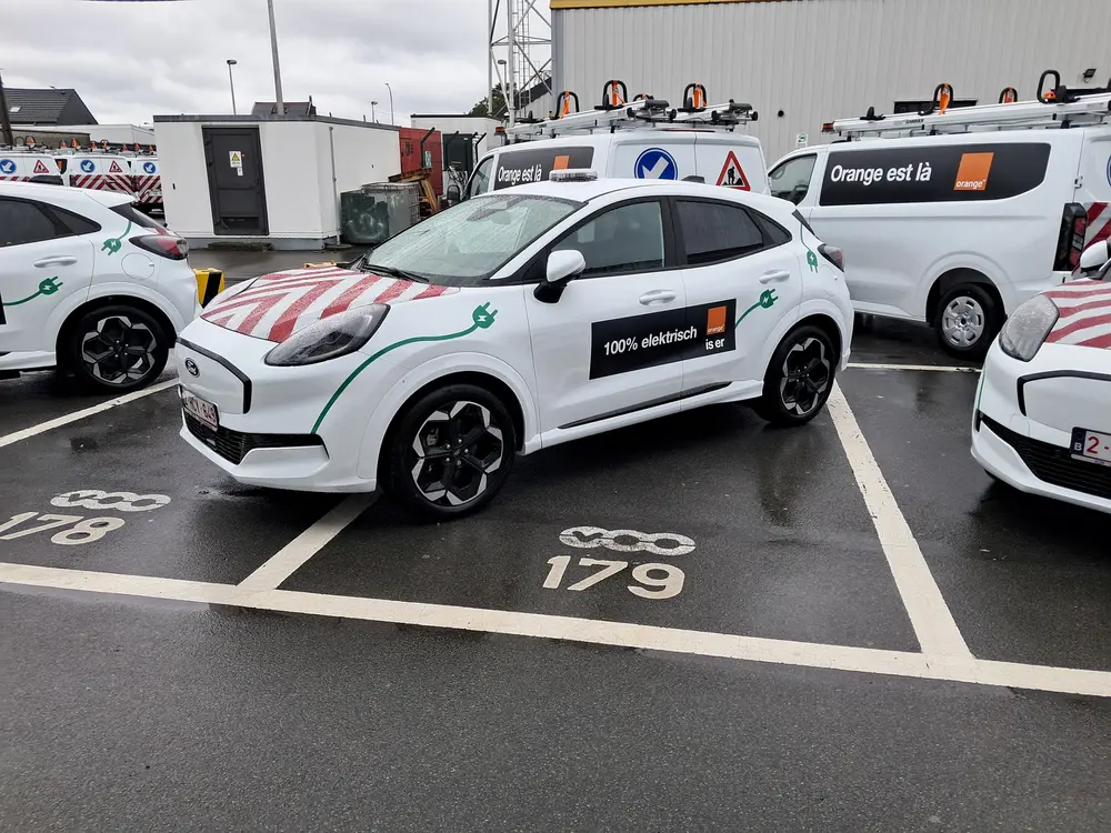 Flotte mixte orange Belgium