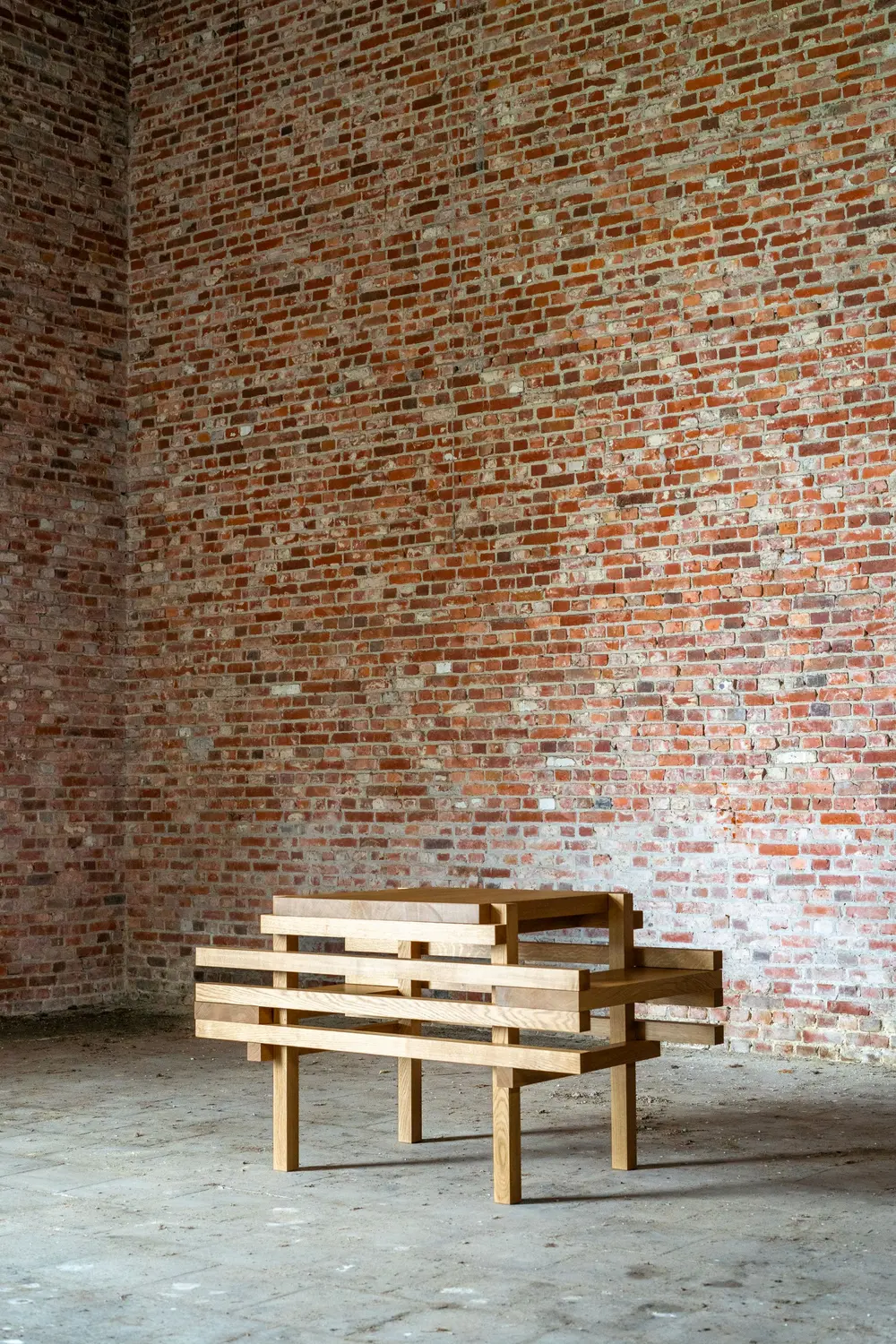 Tête-à-tête tafel met verstelbare zitjes