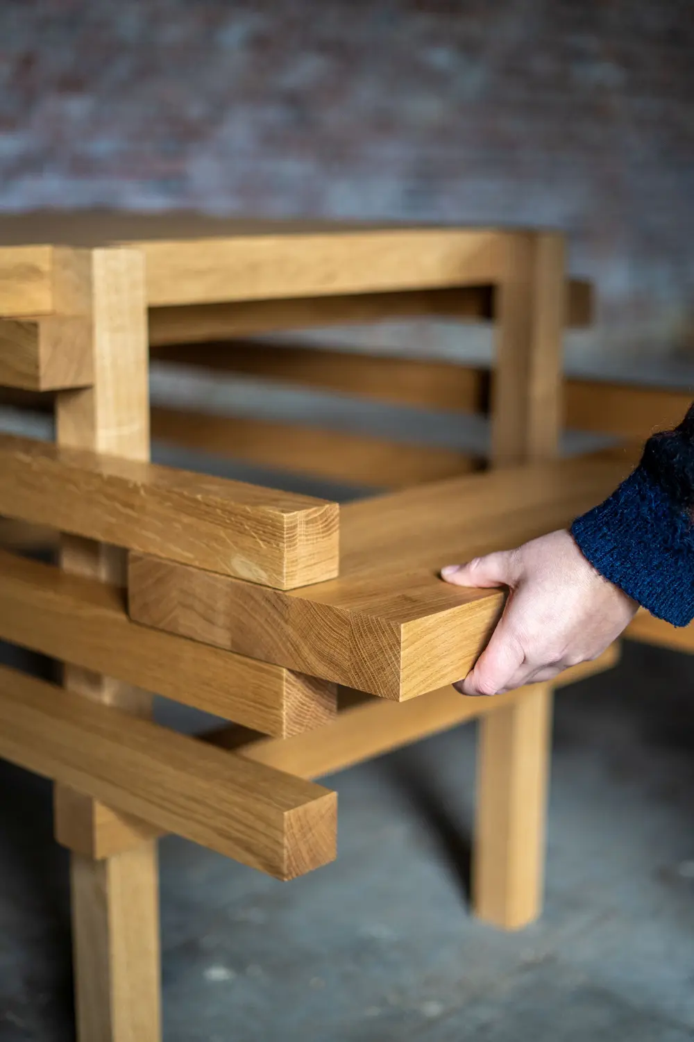 Tête-à-tête tafel met verstelbare zitjes