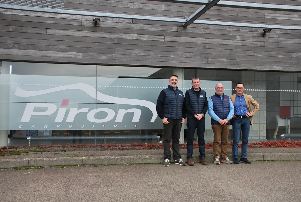 De gauche à droite: Mirko Berardo, Philippe Bovijn, Bernard Piron et Christian Pezzin