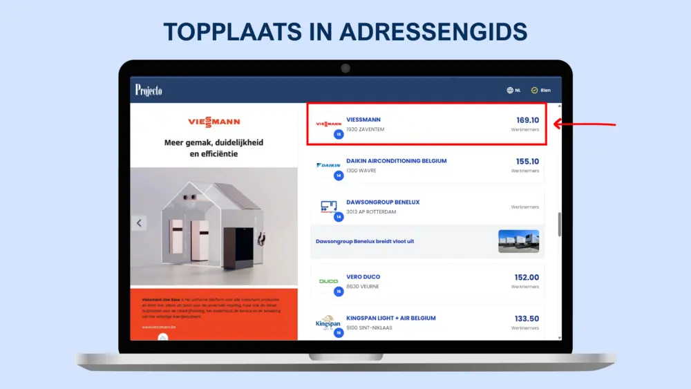 TOPPLAATS IN ADRESSENGIDS