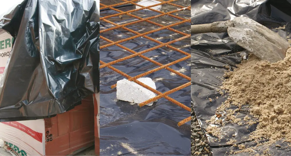 Bouwfolie van 100% circulair materiaal