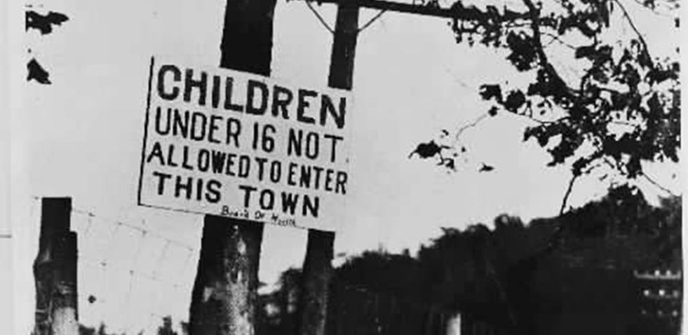 Bord Kinderen niet toegelaten