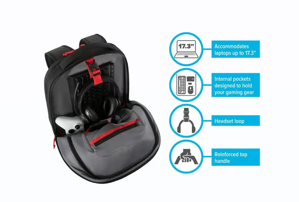 Targus 17.3" Strike II Gaming Backpack van Despec Supplies