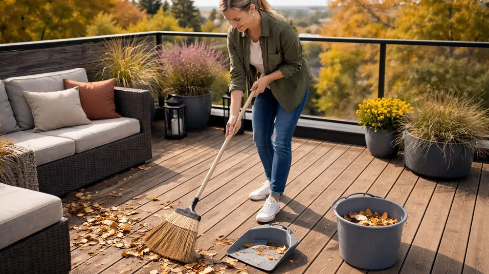 dakterras schoonvegen