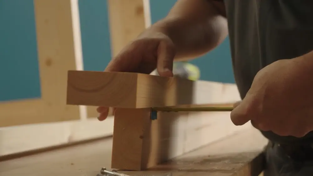 de t-balk maken en meten