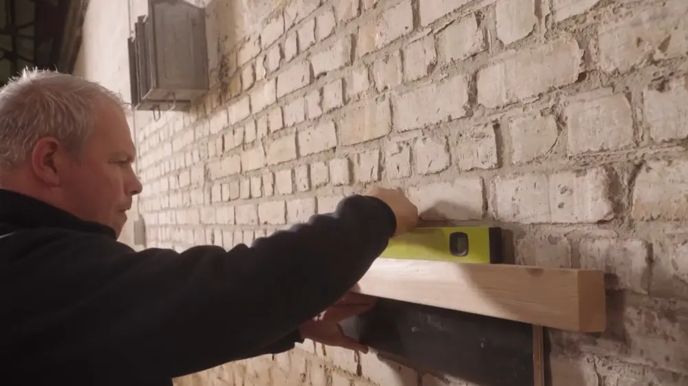 steunplank positioneren