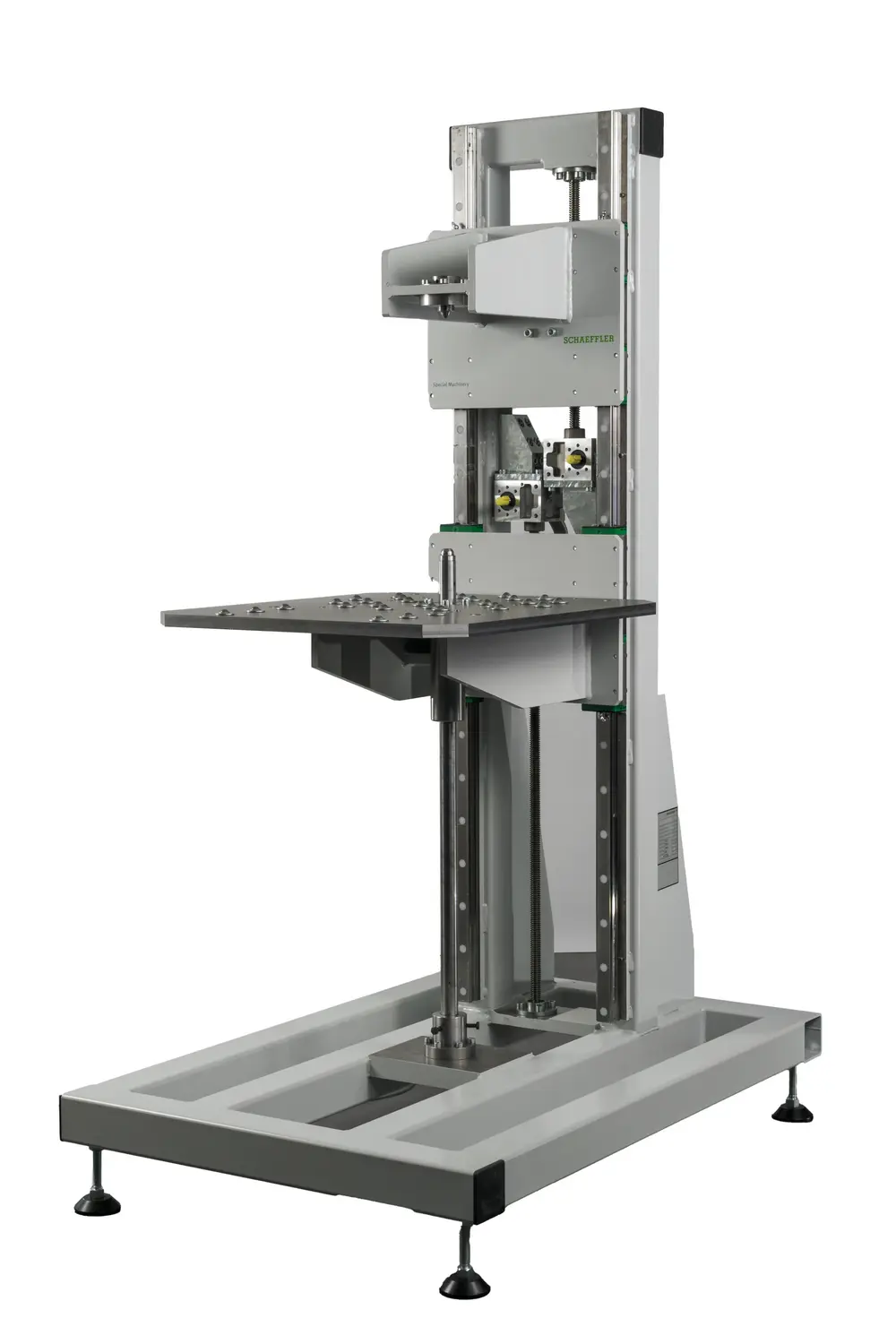 De E-Axle Repair Tool van Schaeffler ondersteunt de veilige en contactloze demontage en montage van rotor en stator