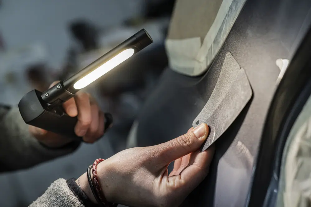 Draagbare werfverlichting