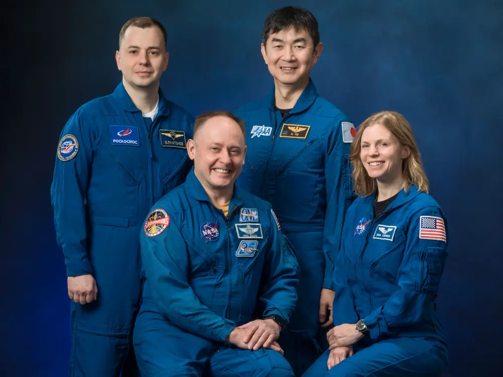 Nasa crew 11 met Russen en Amerikanen