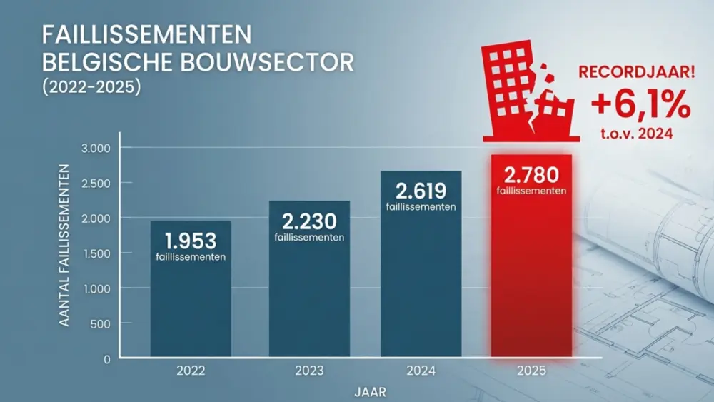 Grafiek faillissementen