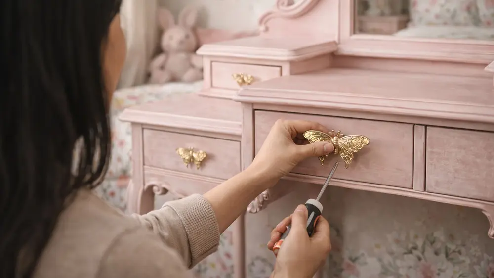 allerlei figuurtjes doen passen bij het meubel