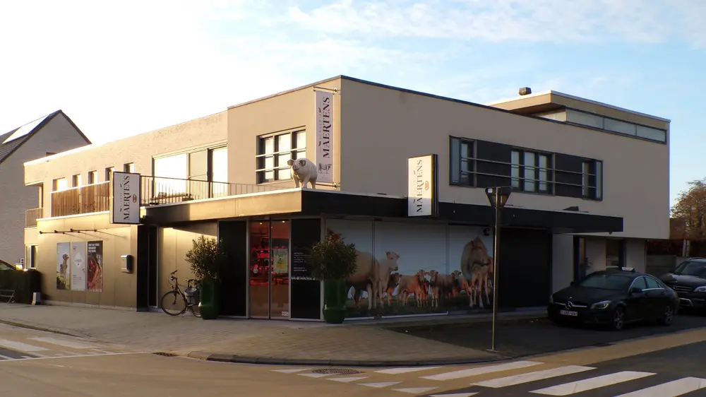 foto van buitenkant slagerij Maertens