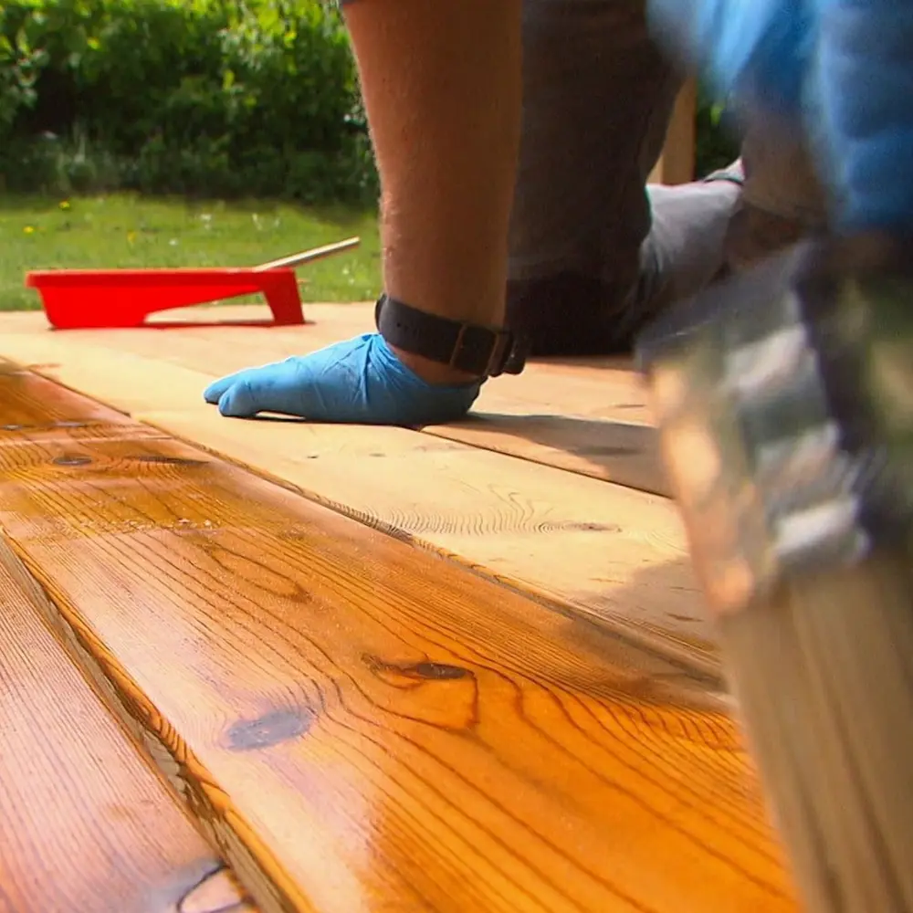 onderhoud van een terras