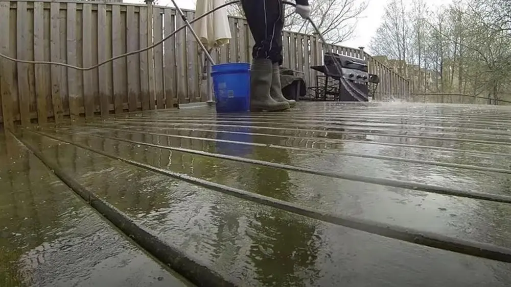 terras schoonmaak slang