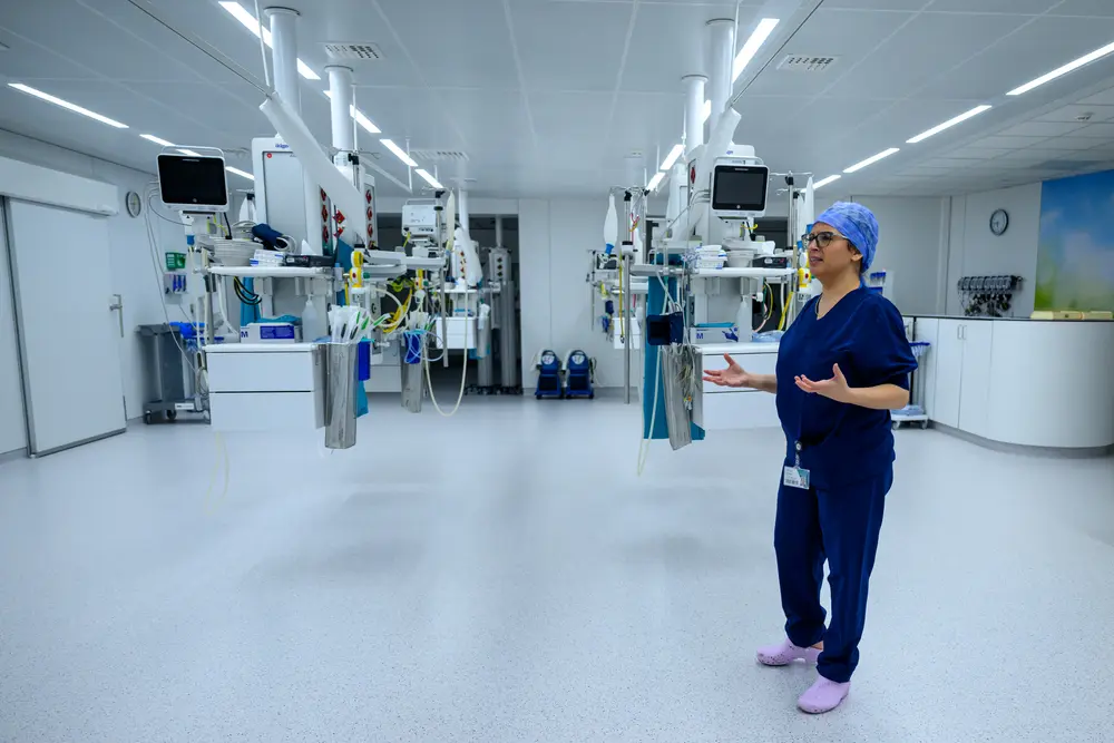 hoofdverpleegkundige Rachi Bairi