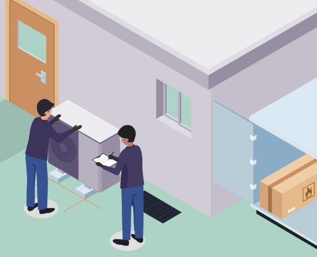 Warmtepompinstallatie