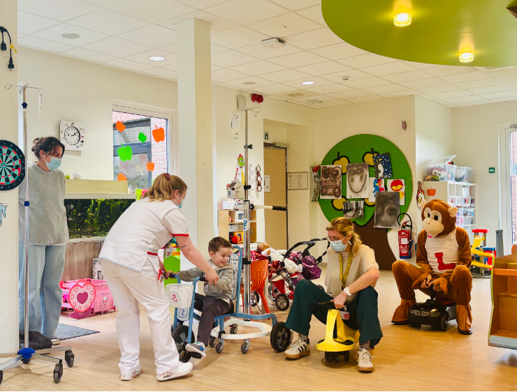 Eerste infuutsen rijden in het UZ Brussel