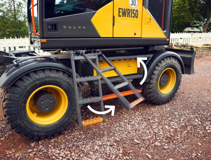 Volvo EWR150 mobiele graafmachine