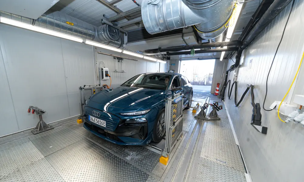 De Audi A6 Avant e-tron performance behaalt de hoogste score in de ADAC-winterbereiktest en combineert een laag verbruik met hoge laadsnelheden