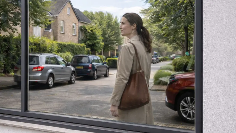 spiegelfolie op raam