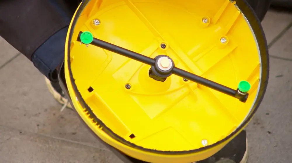 opazetstuk met sproeiarmen