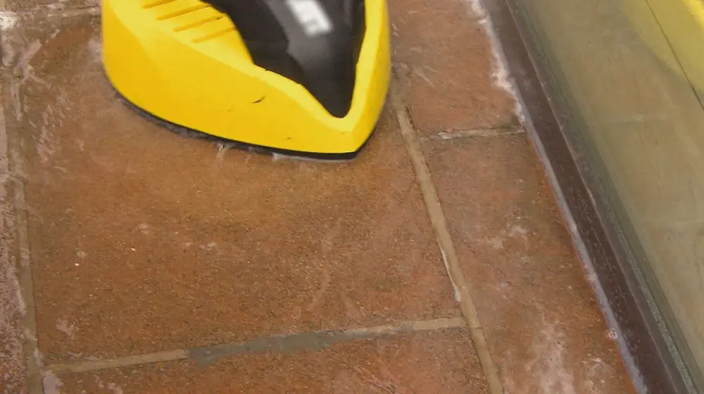 geen last van opspattend water