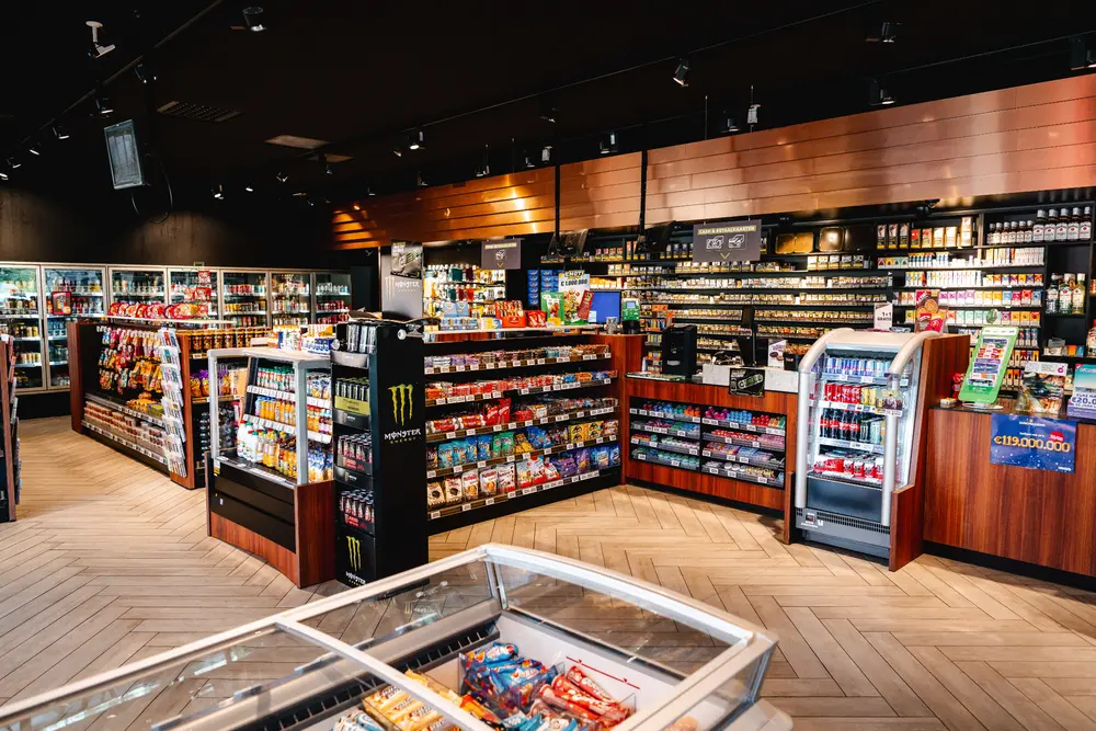 verlichting in de winkel