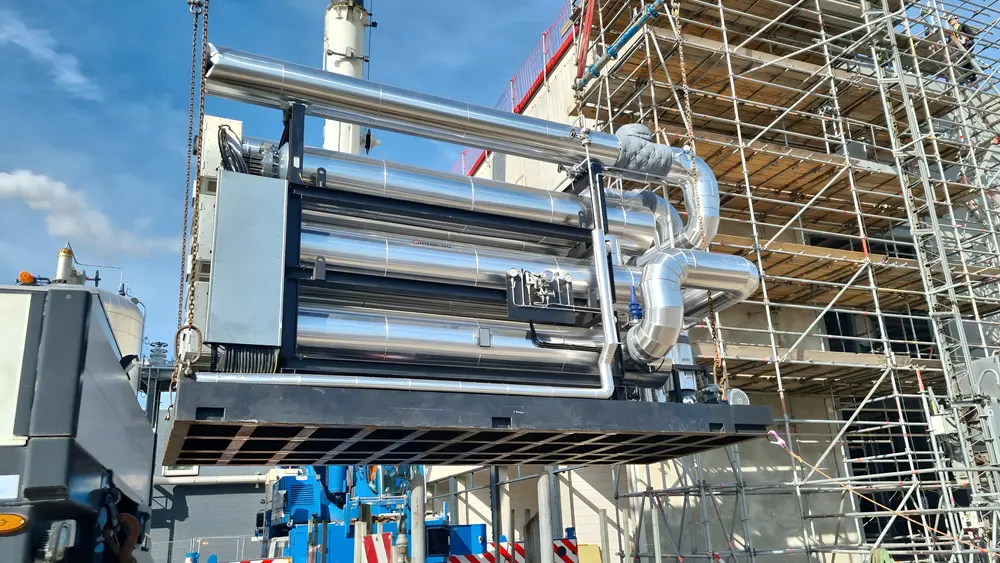 Pirobloc electrical thermal oil heater by Callens