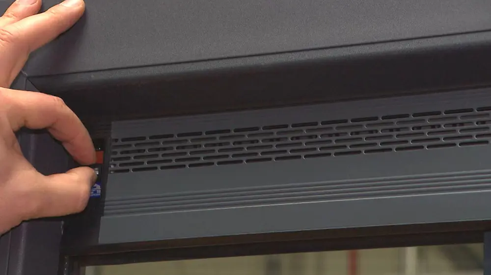 raamventilatie boven het glas