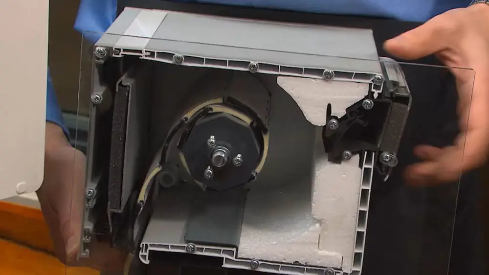 raamrooster in monoblok