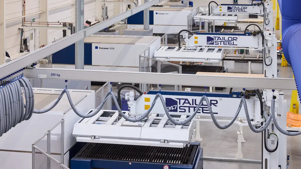 Sinds de opstart van de vestiging in Hooglede in 2023 blijft 247TailorSteel investeren in capaciteit en groei