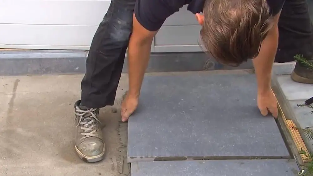 keramische tegel oprit