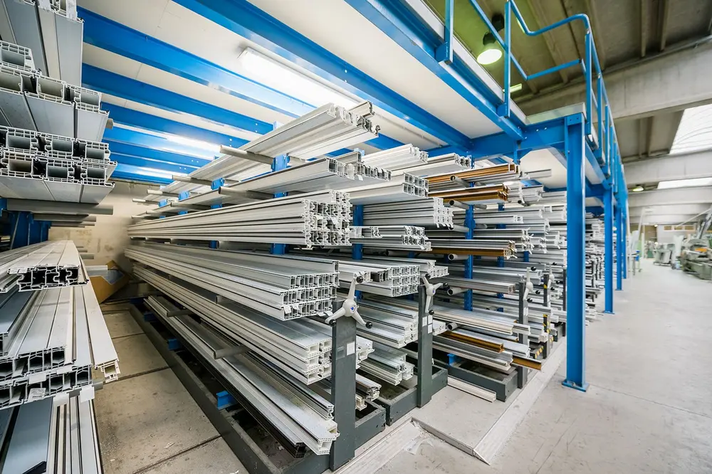 Stockage structuré de profils PVC