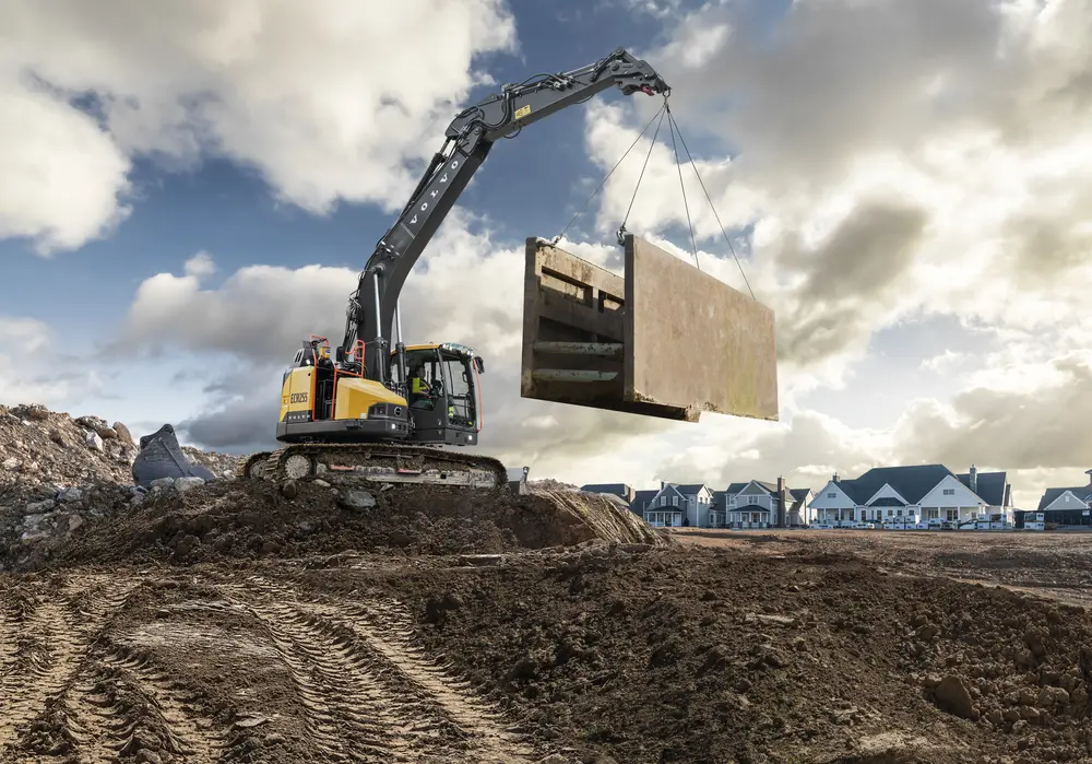 Volvo ECR255 binnendraaier